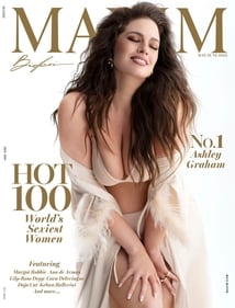 Ashley Graham on the cover of Maxim.