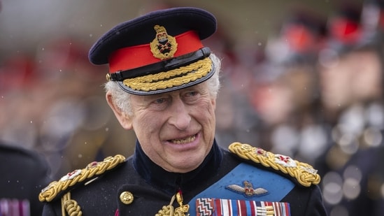 Britain's King Charles III is seen. (AP)