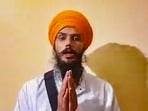 Amritpal Singh's video message just before his arrest on Sunday. 