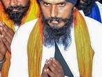 Sikh separatist leader Amritpal Singh.