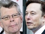 American author Stephen King (L) and Elon Musk. (File) American author Stephen King (L) and Elon Musk. (File)