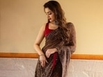 Trisha Krishnan decks up in sequined saree for PS2 promotions