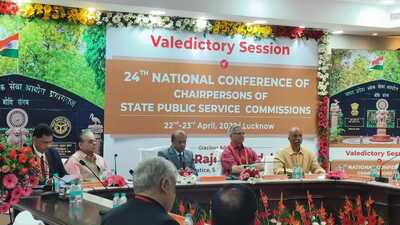 24th National Conference of Chairpersons of State Public Service Commissions under way in Lucknow. (Sourced) 24th National Conference of Chairpersons of State Public Service Commissions under way in Lucknow. (Sourced)