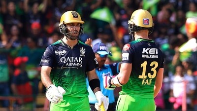 Glenn Maxwell with Faf du Plessis (IPL Twitter) Glenn Maxwell with Faf du Plessis (IPL Twitter)