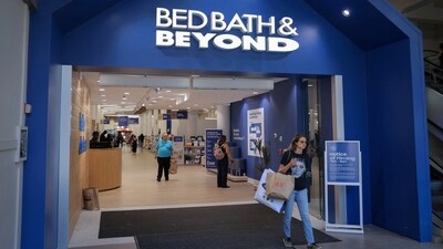 FILE PHOTO: A person exits a Bed Bath & Beyond store in Manhattan, New York City, U.S., June 29, 2022. REUTERS/Andrew Kelly/File Photo (REUTERS)