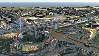Union minister of road transport and highways Nitin Gadkari shared graphical images of the expressway on Twitter. (Twitter/ @nitin_gadkari) Union minister of road transport and highways Nitin Gadkari shared graphical images of the expressway on Twitter. (Twitter/ @nitin_gadkari)