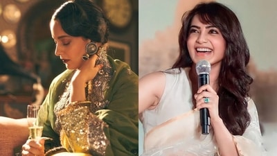 Samantha Ruth Prabhu has reacted to Kangana Ranaut's Eid post. Samantha Ruth Prabhu has reacted to Kangana Ranaut's Eid post.