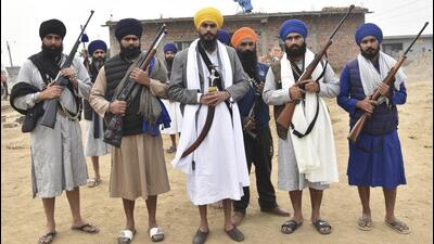 Nine associates and family members of Amritpal Singh are already lodged in Assam’s Dibrugarh jail following their arrests over the past month. (AP) Nine associates and family members of Amritpal Singh are already lodged in Assam’s Dibrugarh jail following their arrests over the past month. (AP)