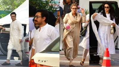 The prayer meet for Pamela Chopra was held on Sunday at YRF Studios. The prayer meet for Pamela Chopra was held on Sunday at YRF Studios.