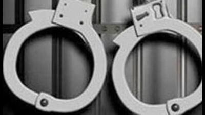 Punjab Police on Sunday arrested two gangsters out to kill an Uttarakhand businessman on a contract with guns. Punjab Police on Sunday arrested two gangsters out to kill an Uttarakhand businessman on a contract with guns.