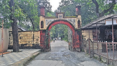 Thane, India - March 03, 2023: The stay order on transfer of land has been lifted by the Bombay High Court, paving the way for the construction of new Thane Railway Station between Thane and Mulund on the 14-acre site of the Mental Hospital, in Thane, India, on Friday, March 03, 2023. (Praful Gangurde/HT Photo) (HT PHOTO) Thane, India - March 03, 2023: The stay order on transfer of land has been lifted by the Bombay High Court, paving the way for the construction of new Thane Railway Station between Thane and Mulund on the 14-acre site of the Mental Hospital, in Thane, India, on Friday, March 03, 2023. (Praful Gangurde/HT Photo) (HT PHOTO)