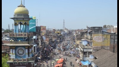 The old city area of Chowk lacking proper parking facility till date. (HT) The old city area of Chowk lacking proper parking facility till date. (HT)