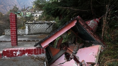 Land subsidence led to collapse of buildings and houses and evacuation of many in Joshimath.