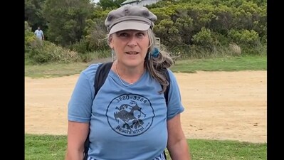 Woman finds message in a bottle. (Facebook/@Good Will Nurdle Hunting ) Woman finds message in a bottle. (Facebook/@Good Will Nurdle Hunting )