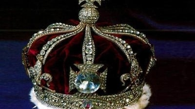 The Kohinoor diamond as part of the British Monarch’s crown. (HT file) The Kohinoor diamond as part of the British Monarch’s crown. (HT file)