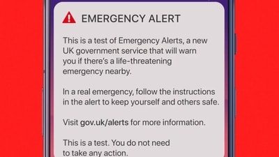 Remember, today at 3pm in the UK there will be a test of the new Emergency Alert System, said the official account of the UK prime minister. (Twitter. ) Remember, today at 3pm in the UK there will be a test of the new Emergency Alert System, said the official account of the UK prime minister. (Twitter. )
