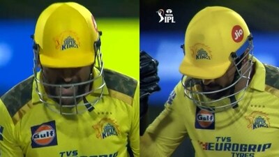 Dhoni exults in rare celebration, shouts jubilantly Dhoni exults in rare celebration, shouts jubilantly