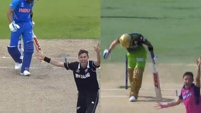 Trent Boult dismiss Virat Kohli for a golden duck Trent Boult dismiss Virat Kohli for a golden duck