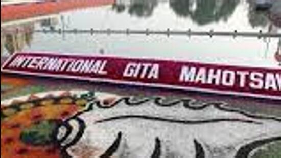 The stage is set for the fourth edition of the International Gita Mahotsav (IGM) in Australia from April 28 to 30. An official spokesperson said that the mahotsav has been previously held in Mauritius, England and Canada and now the mahotsav is being held in Australia. (HT File Photo)