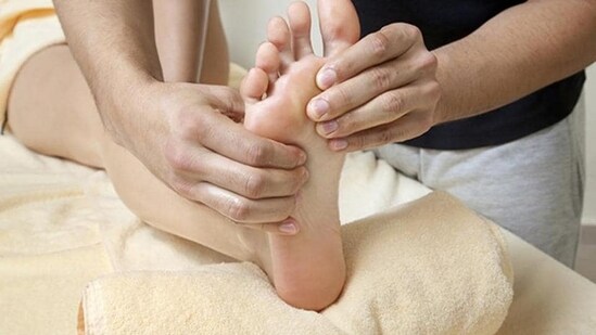 Acupressure: Acupressure is a traditional Chinese medicine technique that involves applying pressure to specific points on the body. There is a pressure point on the inner wrist that can help relieve nausea and vomiting. You can try using wristbands that apply pressure to this point or massage the area yourself.&nbsp;(Istock)
