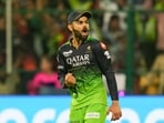 Bengaluru: Royal Challengers Bangalore skipper Virat Kohli celebrates the team's win over Rajasthan Royals in the IPL 2023 cricket match at M Chinnaswamy Stadium in Bengaluru, Sunday, April 23, 2023. (PTI Photo/Shailendra Bhojak)(PTI04_23_2023_000328A) Bengaluru: Royal Challengers Bangalore skipper Virat Kohli celebrates the team's win over Rajasthan Royals in the IPL 2023 cricket match at M Chinnaswamy Stadium in Bengaluru, Sunday, April 23, 2023. (PTI Photo/Shailendra Bhojak)(PTI04_23_2023_000328A)