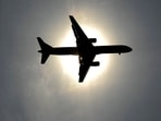 A Fly Dubai aircraft with nearly 150 people on board on Monday reported fire in one of its engines soon after taking off 