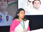Ex-Assam Indian Youth Congress president Angkita Dutta. Ex-Assam Indian Youth Congress president Angkita Dutta.