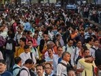 India is topping China due to both rapid growth in its own population and a decline in China's. (AFP)