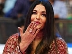Aishwarya Rai during PS 2 event in Hyderabad. 