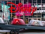 The logo of the Times Square Disney store is seen in Times Square, New York City, US. (File image)