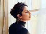 Priyanka Chopra was seen in an all-black look in Rome. (File picture) Priyanka Chopra was seen in an all-black look in Rome. (File picture)