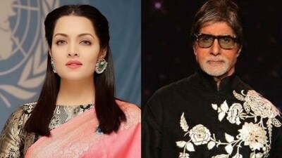 Celina Jaitly has supported Amitabh Bachchan. Celina Jaitly has supported Amitabh Bachchan.