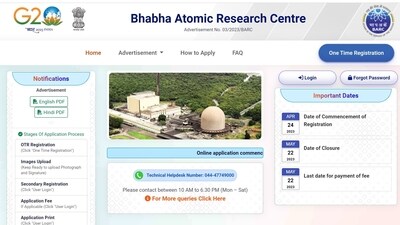 BARC Recruitment 2023: Application process begins for 4374 posts at barc.gov.in BARC Recruitment 2023: Application process begins for 4374 posts at barc.gov.in