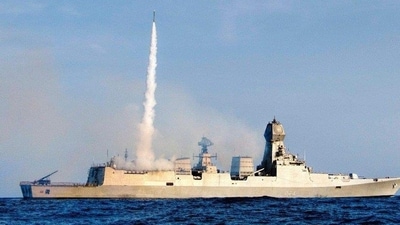 The Indian Navy has already deployed the Harpoon missiles on its anti-submarine warfare aircraft and submarines. (Representative) (HT_PRINT) The Indian Navy has already deployed the Harpoon missiles on its anti-submarine warfare aircraft and submarines. (Representative) (HT_PRINT)