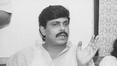 Former MP Anand Mohan Singh is currently serving life sentence for the murder of then Gopalganj district magistrate G Krishnaiah on December 5, 1994. (HT Archive)