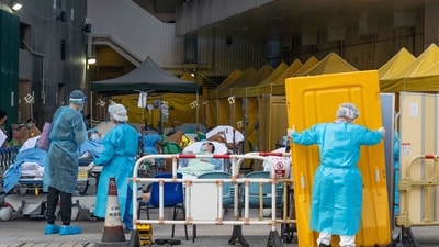 Other pharmaceutical firms that produce drugs used during the first wave also gained. (Bloomberg) Other pharmaceutical firms that produce drugs used during the first wave also gained. (Bloomberg)