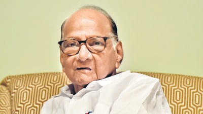 Mumbai, India - Dec. 12, 2019: NCP Chief Sharad Pawar meets his party supporters on his 79th birthday at Y B Chavan Centre, Nariman Point in Mumbai, India, on Thursday, December 12, 2019. (Photo by Kunal Patil/Hindustan Times) (Kunal Patil/HT Photo) Mumbai, India - Dec. 12, 2019: NCP Chief Sharad Pawar meets his party supporters on his 79th birthday at Y B Chavan Centre, Nariman Point in Mumbai, India, on Thursday, December 12, 2019. (Photo by Kunal Patil/Hindustan Times) (Kunal Patil/HT Photo)