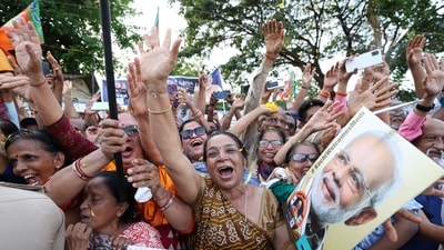PM Modi's roadshow in Kerala is being seen as a show of strength in the southern state where the Bharatiya Janata Party (BJP) is aiming to make inroads ahead of 2024 general elections. (Twitter) PM Modi's roadshow in Kerala is being seen as a show of strength in the southern state where the Bharatiya Janata Party (BJP) is aiming to make inroads ahead of 2024 general elections. (Twitter)