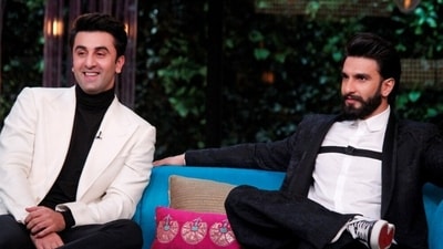 Ranbir Kapoor and Ranveer Singh on Koffee With Karan in 2016. Ranbir Kapoor and Ranveer Singh on Koffee With Karan in 2016.