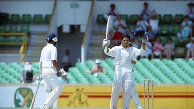 Sachin Tendulkar's 114 on a bouncy WACA surface paved the way for his legendary career. (Getty) Sachin Tendulkar's 114 on a bouncy WACA surface paved the way for his legendary career. (Getty)