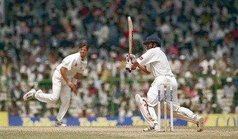 Sachin Tendulkar in full flow against Australia (Getty) Sachin Tendulkar in full flow against Australia (Getty)