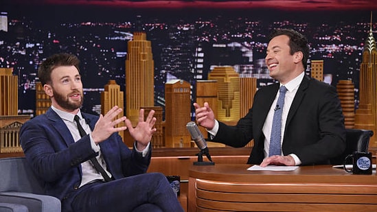 Chris Evans on The Tonight Show (Twitter)