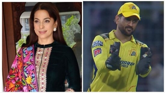 Juhi Chawla was all praise for MS Dhoni after the recent IPL match.