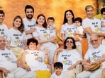 Kajal Aggarwal and Gautam Kitchlu had a cute photoshoot for their son Neil's first birthday. 