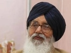 Shiromani Akali Dal (SAD) patriarch and five-time former chief minister Parkash Singh Badal (HT file photo)