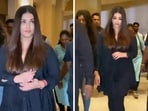 Aishwarya Rai was spotted during Ponniyin Selvan 2 promotions.