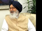 Shiromani Akali Dal (SAD) patriarch Parkash Singh Badal.