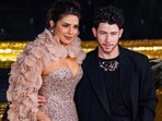 Priyanka Chopra with Nick Jonas during the inauguration of NMACC in India. (PTI) Priyanka Chopra with Nick Jonas during the inauguration of NMACC in India. (PTI)