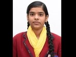 UPMSP UP board class 10th topper Priyanshi Soni. 