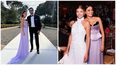 Ahan Shetty and Tania Shroff recently attended Sofia Richie's wedding. Tania shared all the pictures on Instagram. Ahan Shetty and Tania Shroff recently attended Sofia Richie's wedding. Tania shared all the pictures on Instagram. 
